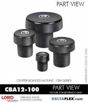 Rubber-Parts-Catalog-Delta-Flex-LORD-Corporation-Vibration-Control-Center-Bonded-Mounts-CBA12-100