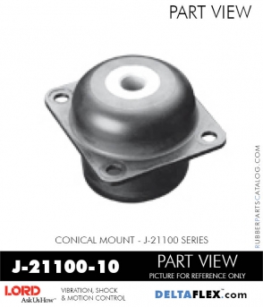 Rubber-Parts-Catalog-Delta-Flex-LORD-Corporation-Conical-Mount-J-21100-10