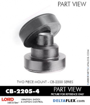 CB-2205-4 | LORD TWO-PIECE RUBBER MOUNT | CB-2200 SERIES ...