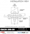 Rubber-Parts-Catalog-Delta-Flex-LORD-Corporation-Vibration-Control-Center-Bonded-Mounts-CBA20-300-50