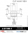 Rubber-Parts-Catalog-Delta-Flex-LORD-Corporation-Conical-Mount-J-21100-1