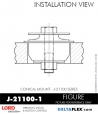Rubber-Parts-Catalog-Delta-Flex-LORD-Corporation-Conical-Mount-J-21100-1