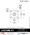 Rubber-Parts-Catalog-Delta-Flex-LORD-Corporation-Conical-Mount-J-21100-11