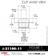 Rubber-Parts-Catalog-Delta-Flex-LORD-Corporation-Conical-Mount-J-21100-11