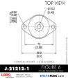 Rubber-Parts-Catalog-Delta-Flex-LORD-Corporation-Conical-Mount-J-21212-1