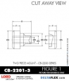 Rubber-Parts-Catalog-Delta-Flex-LORD-Corporation-Two-piece-mount-cb-2200-series-CB-2201-3