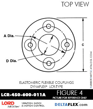 LCR-450-600-011A | LORD Dynaflex Driveline Couplings - LCR Series ...