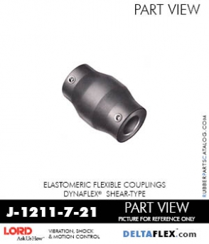 RUBBER-PARTS-CATALOG-DELTAFLEX-Vibration-Isolator-LORD-Dynaflex-Shear-Type-Couplings -Coupling-J-1211-7-21