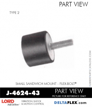 Rubber-Parts-Catalog-Delta-Flex-LORD-Flex-Bolt-Small-Sandwich-Mounts-J-4624-43