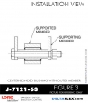 Rubber-Parts-Catalog-Delta-Flex-LORD-Bushings-Center-Bonded-Bushings-RubberPartsCatalog.com - LORD Corporation Center-Boned Bushing J-7121-63