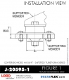 Rubber-Parts-Catalog-Delta-Flex-LORD-Corporation-Vibration-Control-Center-Bonded-Mounts-J-20595-1