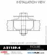 Rubber-Parts-Catalog-Delta-Flex-LORD-Corporation-Conical-Mount-J-21159-4