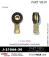 RubberPartsCatalog.com - LORD Corporation Rod Ends J-21066-30 RUBBER-PARTS-CATALOG-DELTAFLEX-Vibration-Isolator-LORD-ROD-ENDS-J-21066-30