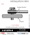 RubberPartsCatalog.com - LORD Corporation Rod Ends J-21270-6 RUBBER-PARTS-CATALOG-DELTAFLEX-Vibration-Isolator-LORD-ROD-ENDS-J-21270-6