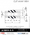 J-1211-1-1 RUBBER-PARTS-CATALOG-DELTAFLEX-Vibration-Isolator-LORD-Dynaflex-Shear-Type-Couplings - Coupling-J-1211-1-1