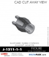 J-1211-1-1 RUBBER-PARTS-CATALOG-DELTAFLEX-Vibration-Isolator-LORD-Dynaflex-Shear-Type-Couplings - Coupling-J-1211-1-1