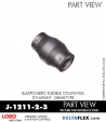 RubberPartsCatalog.com - LORD Corporation BinDynaflex Shear-Type Coupling - J-1211-2-3 RUBBER-PARTS-CATALOG-DELTAFLEX-Vibration-Isolator-LORD-Dynaflex-Shear-Type-Couplings -Coupling-J-1211-2-3
