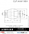 RUBBER-PARTS-CATALOG-DELTAFLEX-Vibration-Isolator-LORD-Dynaflex-Shear-Type-Couplings -Coupling-J-1211-3-2