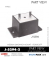 Rubber-Parts-Catalog-Delta-Flex-LORD-Flex-Bolt-Medium-Sandwich-Mounts-J-5294-2