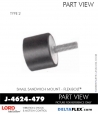 Rubber-Parts-Catalog-Delta-Flex-LORD-Flex-Bolt-Small-Sandwich-Mounts-J-4624-479