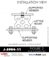 RUBBER-PARTS-CATALOG-DELTA-FLEX-LORD-CORPORATION-VIBRATION-ISOLATER-Machinery-Mounts-LATTICE-MOUNT-J-5984-11