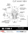 RUBBER-PARTS-CATALOG-DELTAFLEX-Vibration-Isolator-LORD-Suface-Effect-Mount-SE-1100-1