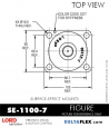 RUBBER-PARTS-CATALOG-DELTAFLEX-Vibration-Isolator-LORD-Suface-Effect-Mount-SE-1100-7