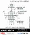 Rubber-Parts-Catalog-com-LORD-Corporation-Two-Piece-Center-Bonded-Mount-CB-2200-Series-CB-2205-10