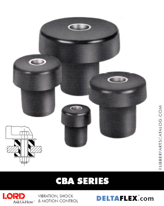 LORD CBA Series Center Bonded Mounts